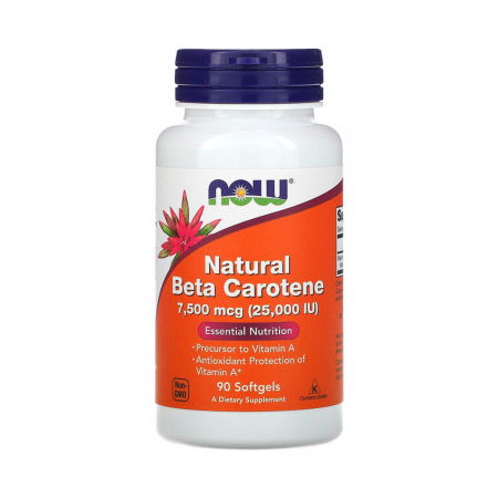 IMUNITATE CRESCUTA - beta-carotene-natural-25000iu-now-foods