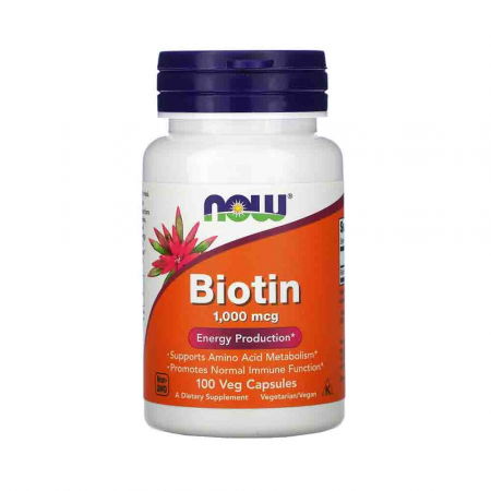 Suplimente de la A la Z - biotin-5000-now-foods