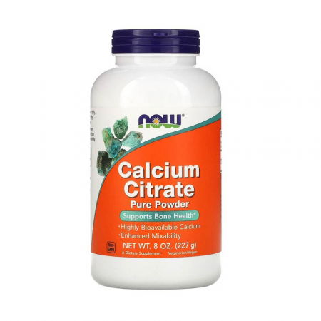 Calciu - calcium-citrate-pure-powder-now-foods
