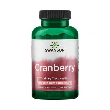 Cranberry (Merisoare), 20:1 Concentrate, Swanson, 180 softgels SW786