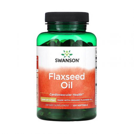 LIVER HEALTH - flaxseed-oil-organic-1000mg-swanson