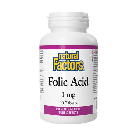 Natural Factors - folic-acid-natural-factors