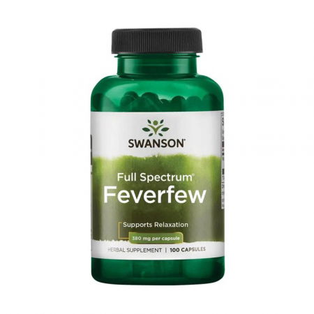 SANATATEA CREIERULUI - full-spectrum-feverfew-380mg-swanson