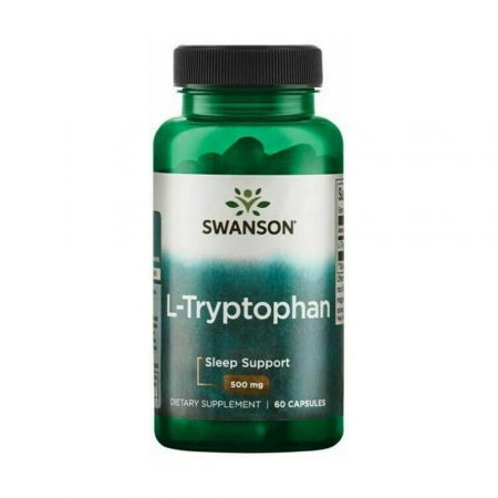 SOMN, STRES SI ANXIETATE - tryptophan-500mg-swanson
