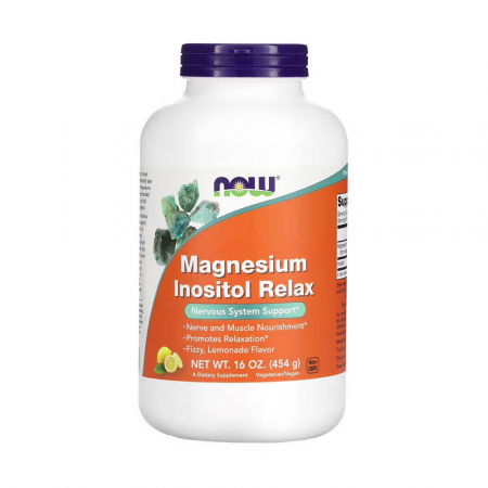 SOMN, STRES SI ANXIETATE - magnesium-inositol-relax-now-foods