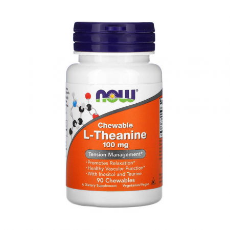 AFECTIUNI CARDIACE - theanine-with-inositol-and-taurine-100mg-now-foods