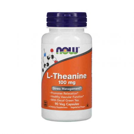 AFECTIUNI CARDIACE - l-theanine-with-decaf-green-tea-100mg-now-foods