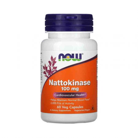 SANATATEA CREIERULUI - nattokinase-enzima-100mg-now-foods