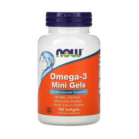 SANATATEA CREIERULUI - omega-3-mini-gels-now-foods