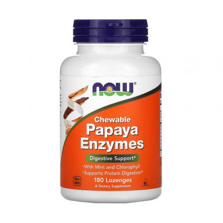 Suplimente de la A la Z - papaya-enzymes-now-foods