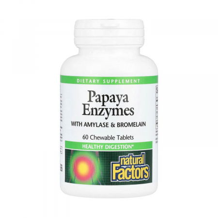Natural Factors - papaya-enzymes-with-amylase-bromelain-natural-factors