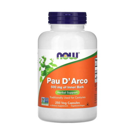 Pau D'Arco (Detoxifiant) 500 mg, Now Foods, 250 capsule