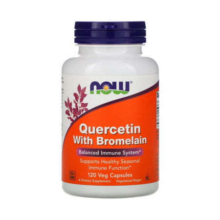 IMUNITATE CRESCUTA - quercetin-cu-bromelaina-now-foods