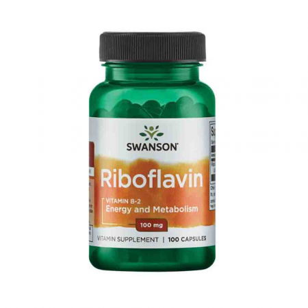 SANATATEA CREIERULUI - riboflavin-vitamin-b2-100mg-swanson