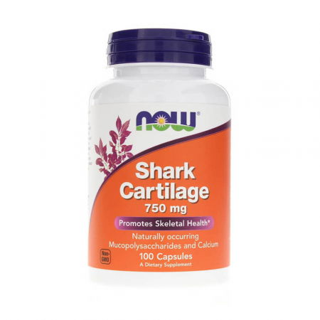 Now Foods - Shark Cartilage (Cartilaj de rechin), 750 mg, Now Foods, 100 capsule