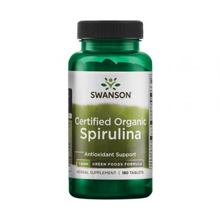 IMUNITATE CRESCUTA - greens-spirulina-500mg-swanson