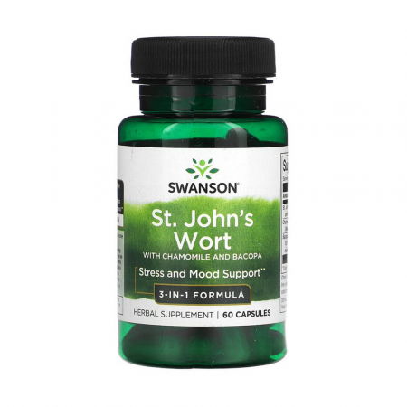 SANATATEA CREIERULUI - st-johns-wort-Chamomile-bacopa-swanson