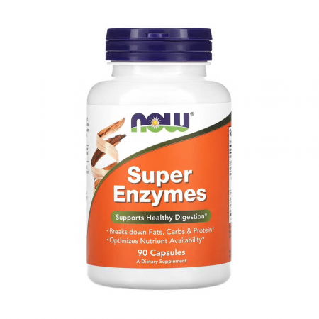 CATEGORII AFECTIUNI - Super Enzymes (Enzime Digestive cu Spectru Larg), Now Foods, 90 capsule