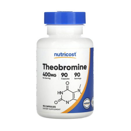 Nutricost - Theobromine, 400 mg, Nutricost, 90 capsule