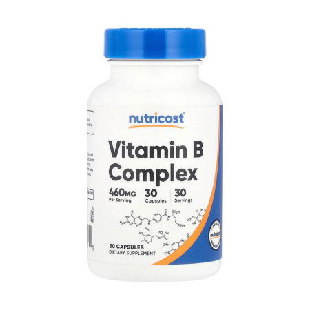 Nutricost - Vitamin B Complex, Nutricost, 30 capsule