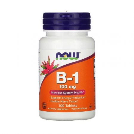 Suplimente de la A la Z - vitamina-b1-thiamine-now-foods