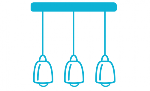 Corpuri led suspendate