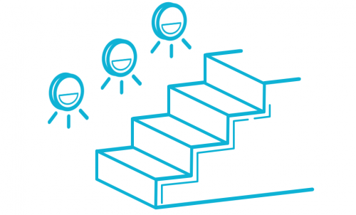 Lampi led pentru trepte