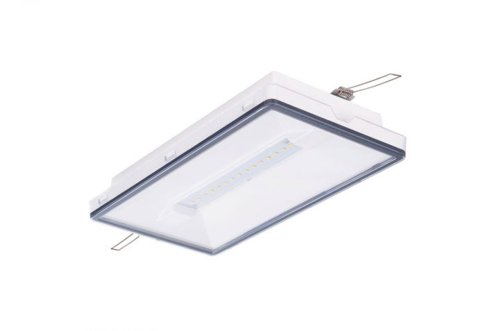 Lampa exit, aparenta, 3ore, 4W, permanent, test maual, IP44, lentile spatii largi, Intelight 93669 [2]