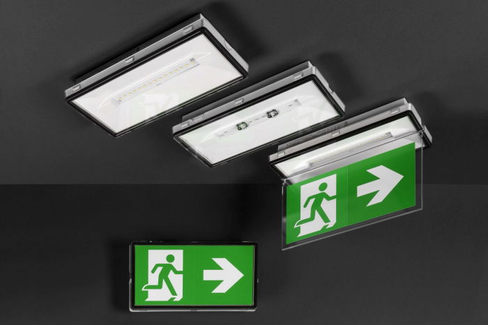 Lampa exit, aparenta, 3ore, 4W, permanent, test maual, IP44, lentile spatii largi, Intelight 93669 [4]