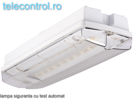 evacuare - EOL Corp iluminat siguranta aplicat, IP65, 3h, mentinut, test automat, 4W, Intelight 97245
