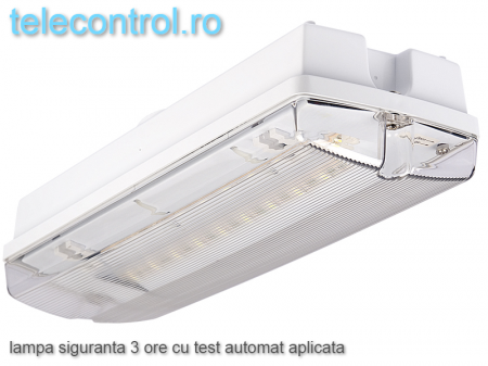 evacuare - EOL Lampa siguranta aplicata, IP65, 3h, mentinut, test automat, 4W, Intelight 99905