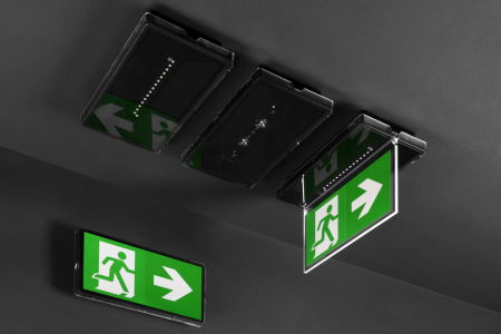 Lampa exit, aparenta, 3ore, 4W, permanent, test maual, IP44, lentile spatii largi, Intelight 93681 [3]