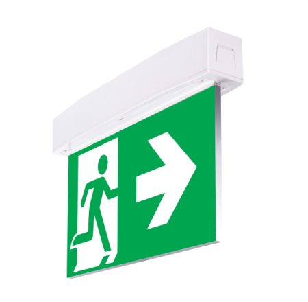 evacuare - EOL Lampa exit IP54, aparenta, 3h, 4.5W, permanent, test automat, Intelight 94599