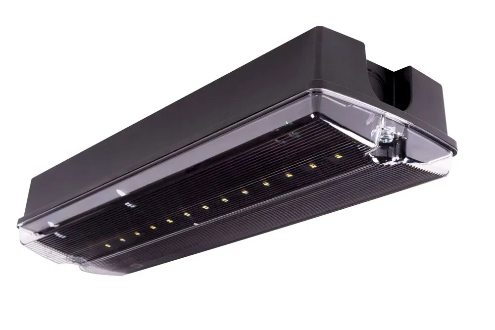 evacuare - Lampa exit IP65, functionare mentinut, autonomie 3h, cu test manual, 4.5W, 5000K, Intelight 89710