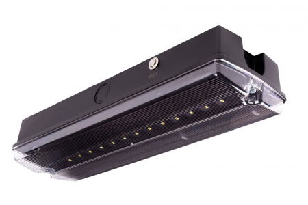 evacuare - Lampa exit ORION LED II 100, functionare mentinut, 4W, cu autonomie minima de 3h de la caderea tensiunii de retea, cu test automat, Intelight 89775