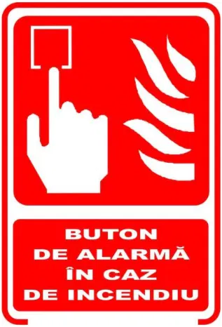 de siguranta - LAST Pictograma declansator alarma incendiu, 20m, Intelight 40000BA