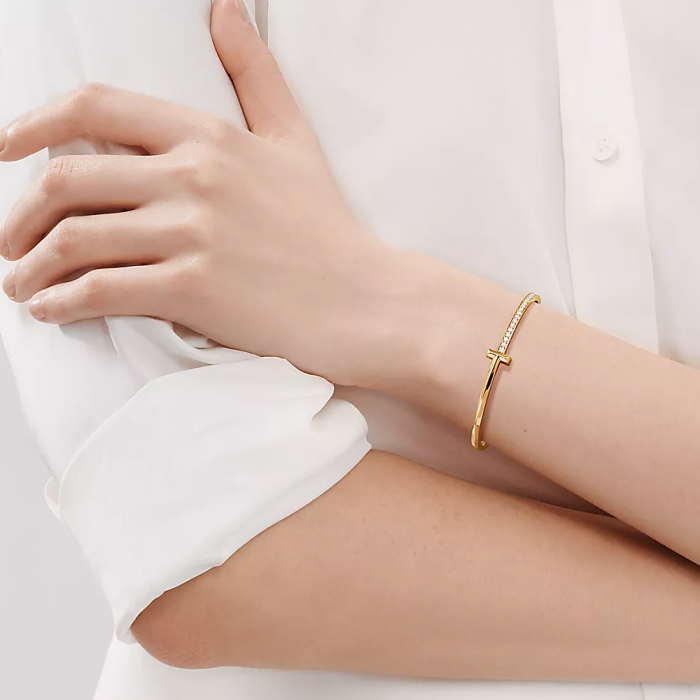 Brățară de Aur Strălucitoare cu Diamante [4]