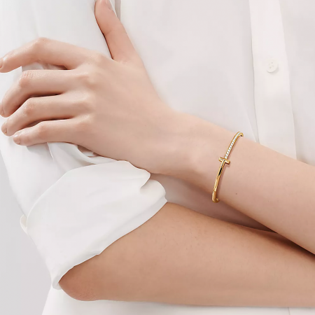 Brățară de Aur Strălucitoare cu Diamante [3]