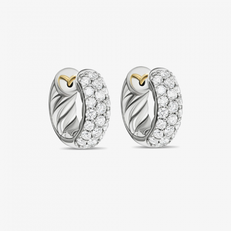 Cercei cu smarald - Cercei Brilliance cu Diamante