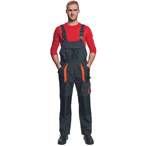 EMERTON FLANNEL, Pantaloni de iarnă cu pieptar din bumbac si poliester, 270 g/mp [2]