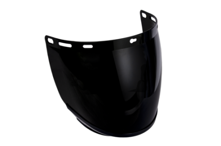 Viziere - COVERGUARD VISIFLEX SMOKE IR5, vizieră de protecție facială din policarbonat fumuriu IR5, rezistentă la impact mediu și metal topit