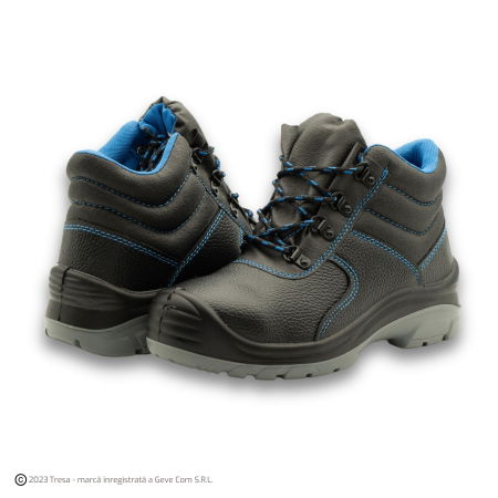 Bocanci - DALAS S3, Bocanc de protectie cu bombeu din otel, lamela antiperforatie, fete hidrofobizate, talpa SRC