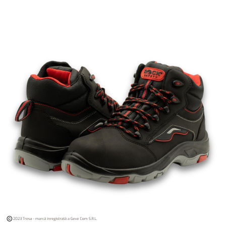 Bocanci - EXPERT S3 HRO, Bocanci de protecție din piele nubuck, bombeu din fibră de sticlă, lamelă antiperforație, fețe hidrofobizate, talpă SRC rezistentă la caldură