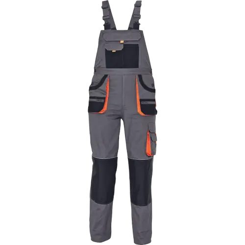 Pantaloni cu pieptar - FF CARL BE-01-004, Salopetă de lucru cu pieptar din tercot, 235 g/mp