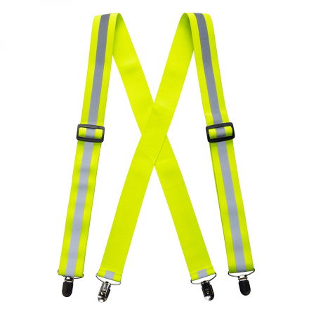 Accesorii reflectorizante (HI-VIS) - HV56, Bretele reflectorizante din poliester, pentru pantaloni