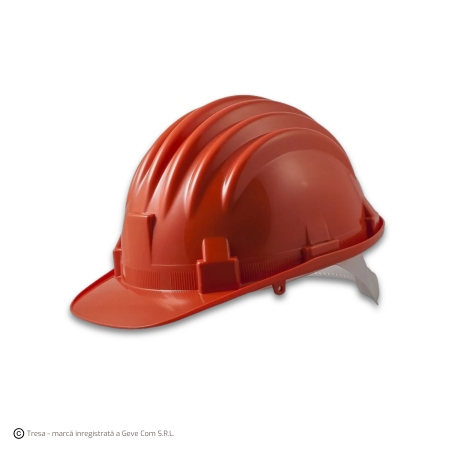 LEO, Cască de protectie, calotă din polietilenă, suspensie din plastic cu fixare în 6 puncte, reglare cu clips (Pin Lock) [4]