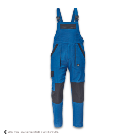 Pantaloni cu pieptar - MAX NEO, Salopetă de lucru cu pieptar din bumbac, 260 g/mp
