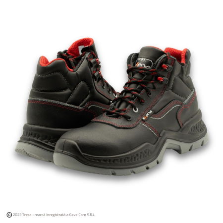 Bocanci - EXENA SARDEGNA_20 S3, Bocanci de protecție din piele hidrofobizată de bovină, bombeu compozit, lamelă antiperforație, talpă SRC