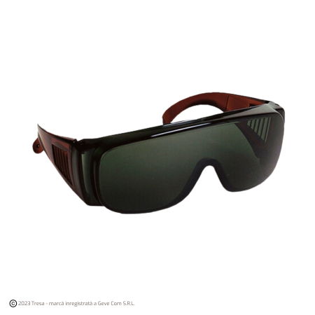 Ochelari de protecție - VISILUX BLACK, Ochelari de protectie cu lentila fumurie si protectii laterale