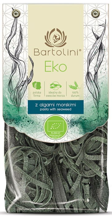 TAGLIATELE DIN GRAU SI ALGE MARINE ECO 250G BARTOLINI [1]